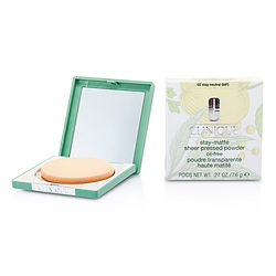 Clinique Stay Matte Powder Oil Free - No. 02 Stay Neutral  --7.6g-0.27oz By Clinique