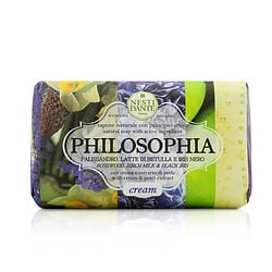 Philosophia Natural Soap - Cream - Rosewood, Birch Milk & Black Iris With Cream & Pearl Extract  --250g-8.8oz