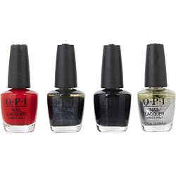 Opi Love Opi 4 Pc Set - Ornament To Be Together + Coalmates + Holdazed Over You + My Wish List --4x3.75ml-0.125oz By Opi