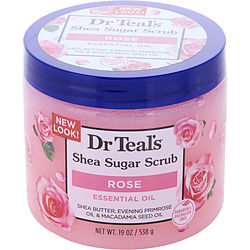 Shea Sugar Scrub - Rose Essential Oil --538g-19oz