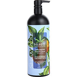 Triple Moisture Fresh Citrus Herbal Shampoo For Dry-damaged Hair 33.8 Oz