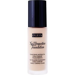 Pupa Milano No Transfer Foundation Extra Comfort Perfect Staying Power - # 100 Porcelain --30ml-1oz By Pupa Milano