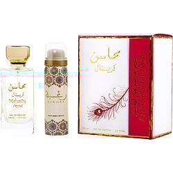 Lattafa Mahasin Crystal By Lattafa Eau De Parfum Spray 3.4 Oz