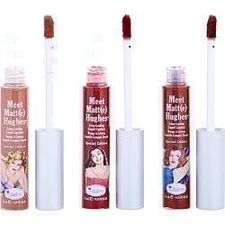 Thebalm Meet Matte Hughes Long Lasting Liquid Lipsticks Kit - Vacay Lip Trio (charismatic - Persistent - Adventurous) --3x7.4ml-0.25oz By Thebalm