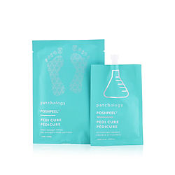Poshpeel Pedi Cure - Gently Exfoliates & Resurfaces Feet (1 Treatment)  --2x20ml-0.68oz